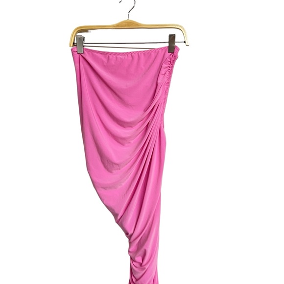 New Norma Kamali Diana Dress in Candy Pink - Picture 7 of 8